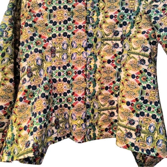 MaxMara Italian Vibrant Multicolor Blazer - Picture 5 of 11